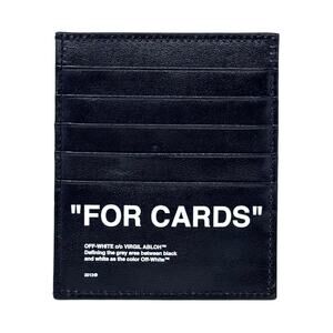 Off-White Leather Cardholder Wallet